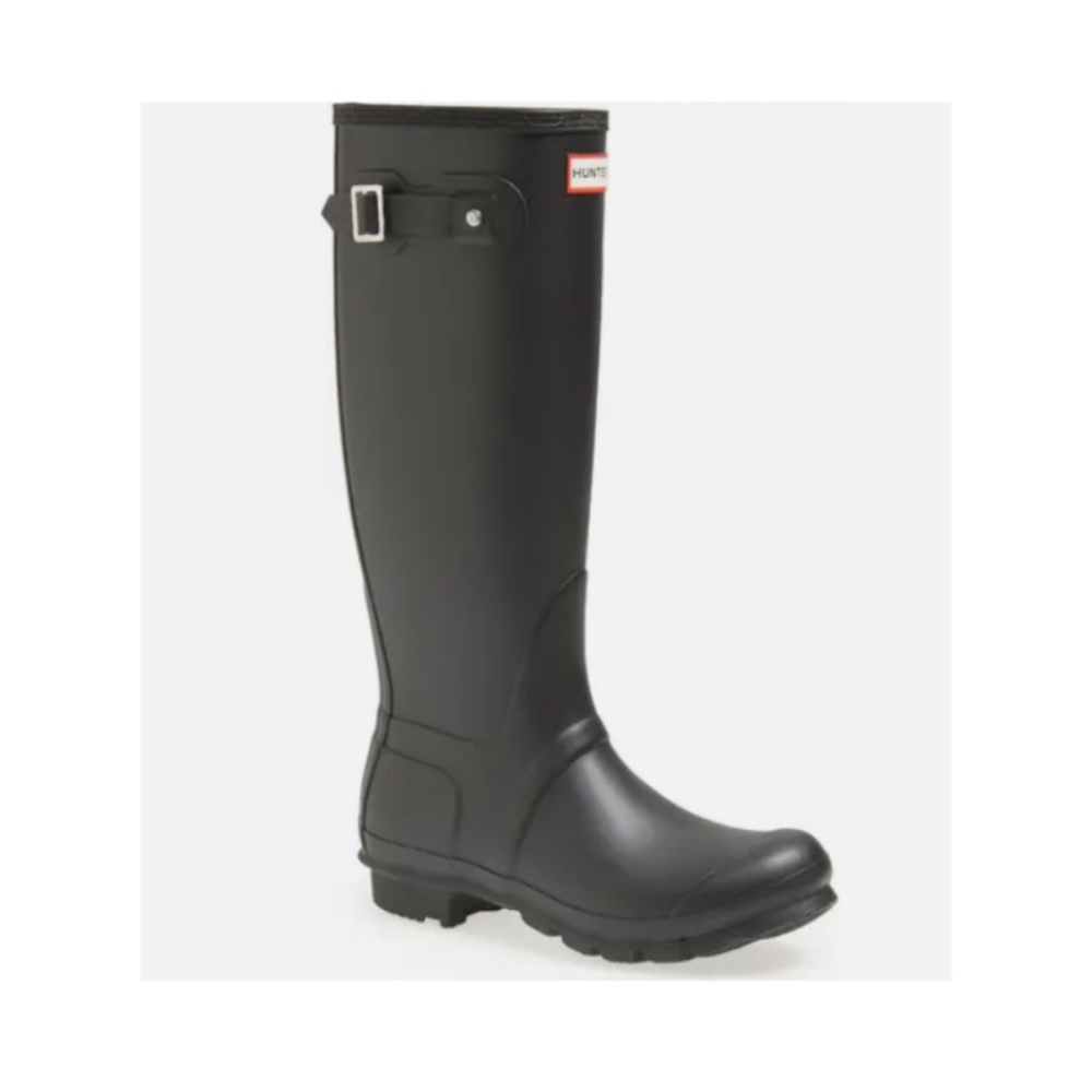 Tall Original Hunter Boots size 9 matte black